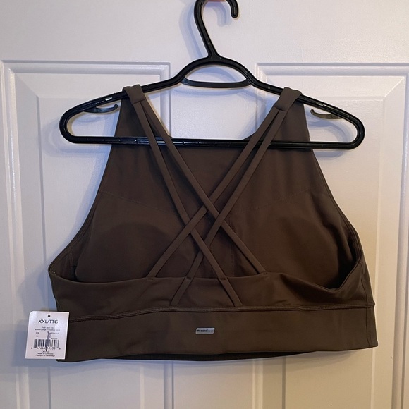 Athletic Works Green Racerback Sports Bra - Picture 2 of 4